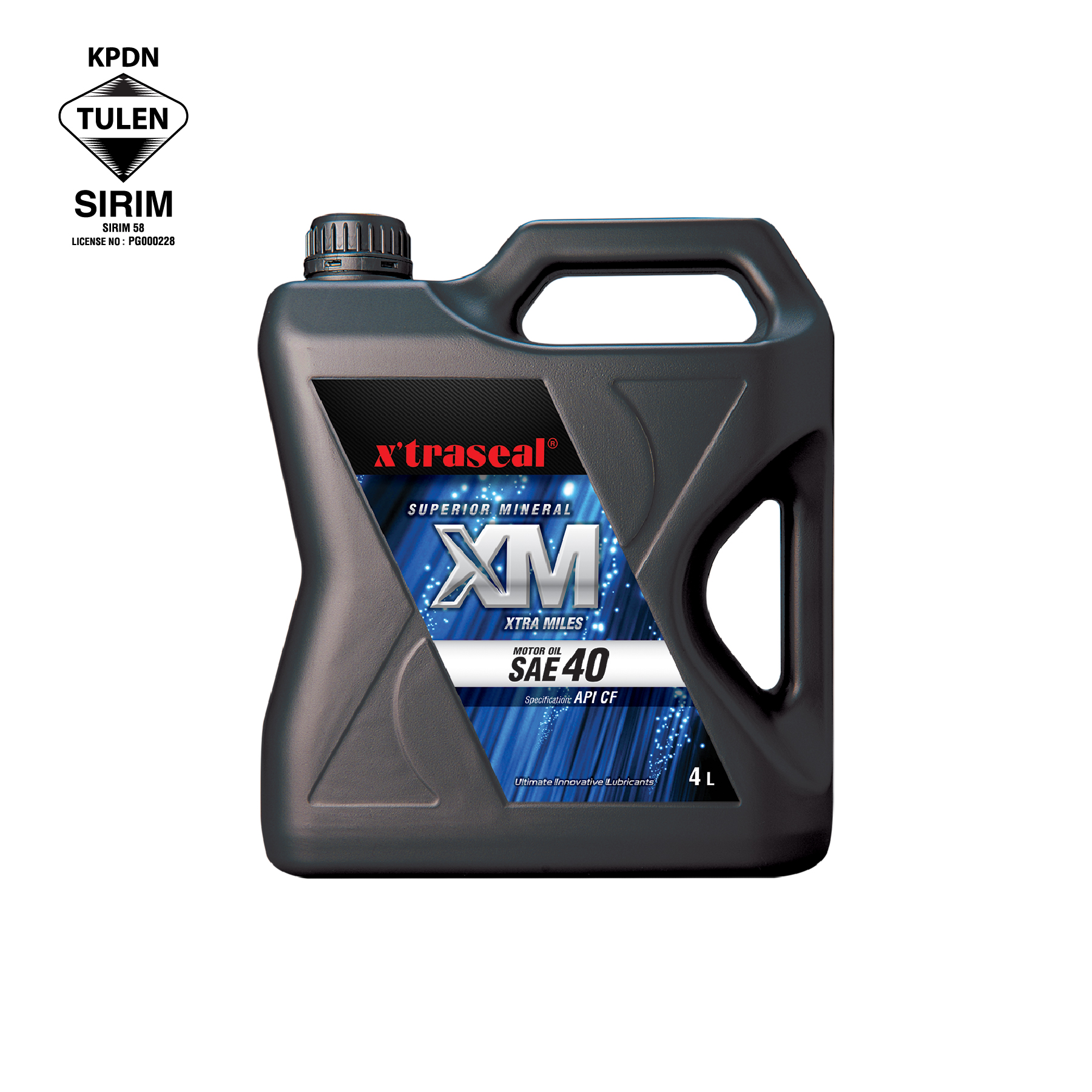 Lubricant_XM_SAE40 (API CF)_4L