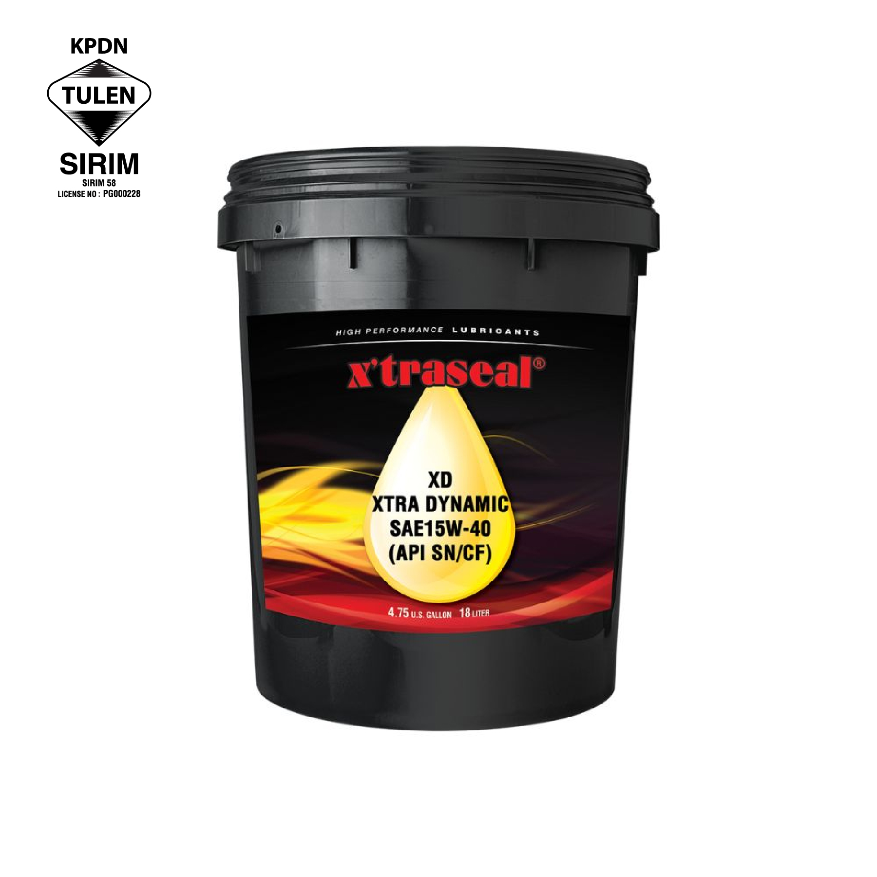 Lubricant_XR Xtra Dynamic SAE 15W-40 (API SN - CF) - 18L-